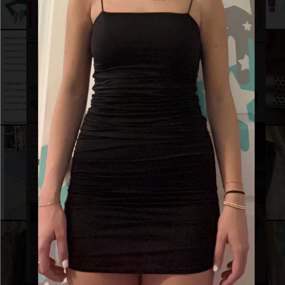 forever 21 black mini dress